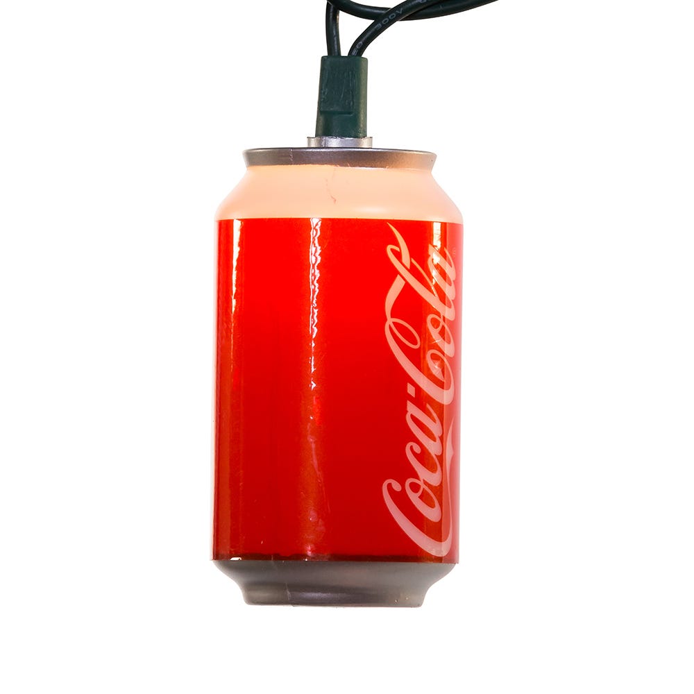 Kurt Adler 10-Light Coca-Cola Can Light Set